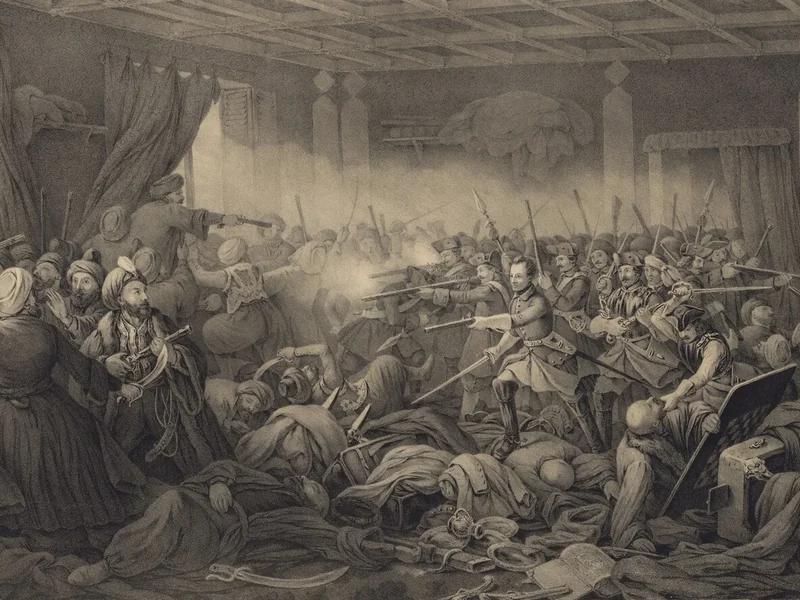 1806-Carl Andreas Dahlström - Ritorno a Bender il 13 febbraio 1713
